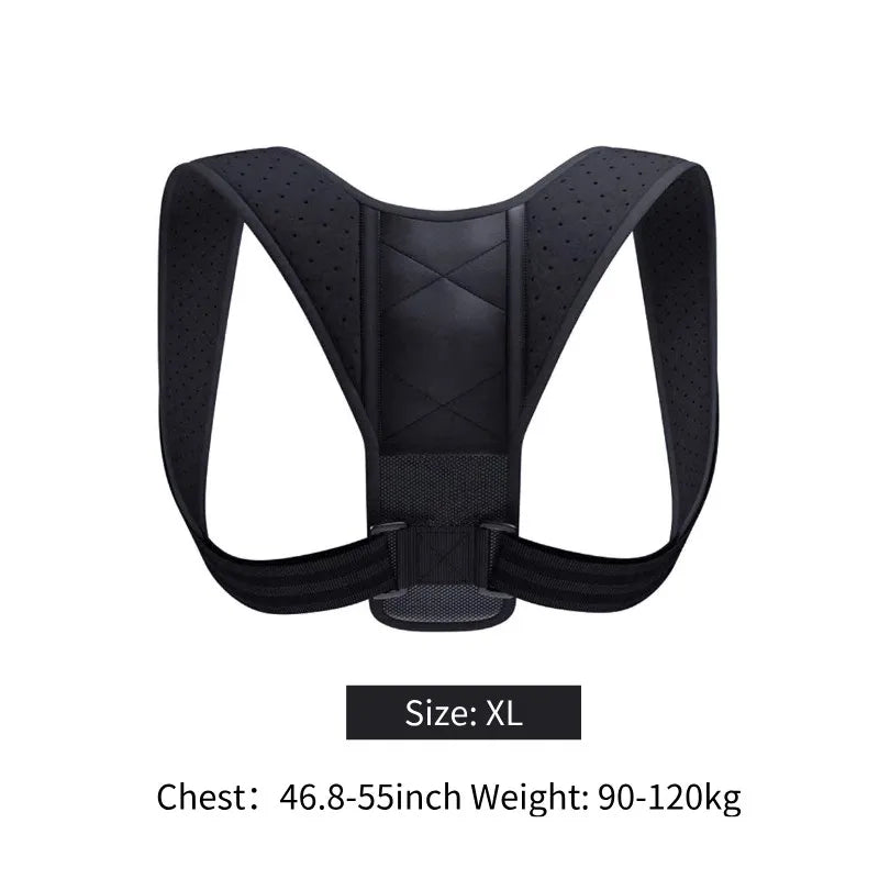 Ceinture de correction de la posture dorsale, unisexe, respirante, pour modelage corporel