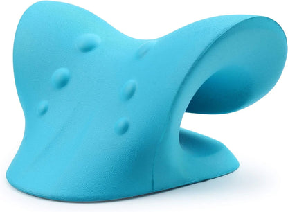 Chiropractic Pillow Neck Relaxer Cervical Traction Device TMJ Pain Relief Spine Alignment Shoulder Support for Comfortable Sleep