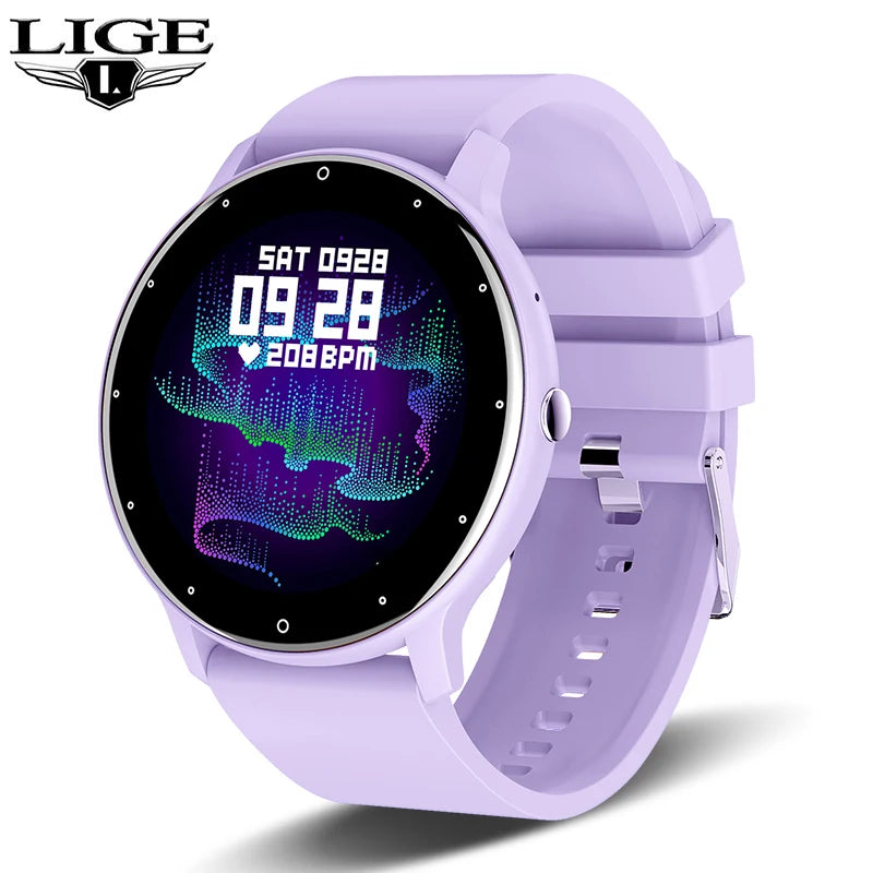 LIGE Smartwatch für Damen und Herren, wasserdicht, Android, IOS