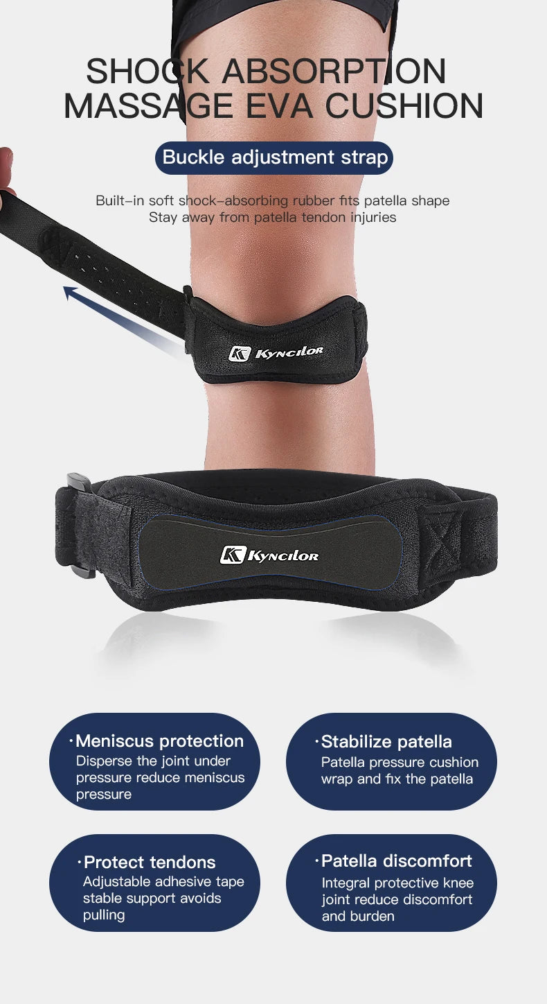 1 Bandeau Rotulien Réglable pour Tendon Rotulien Genouillère