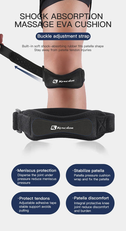 1 Bandeau Rotulien Réglable pour Tendon Rotulien Genouillère