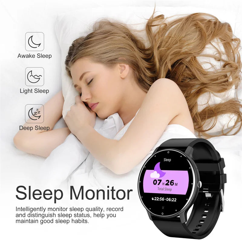 LIGE Smartwatch für Damen und Herren, wasserdicht, Android, IOS