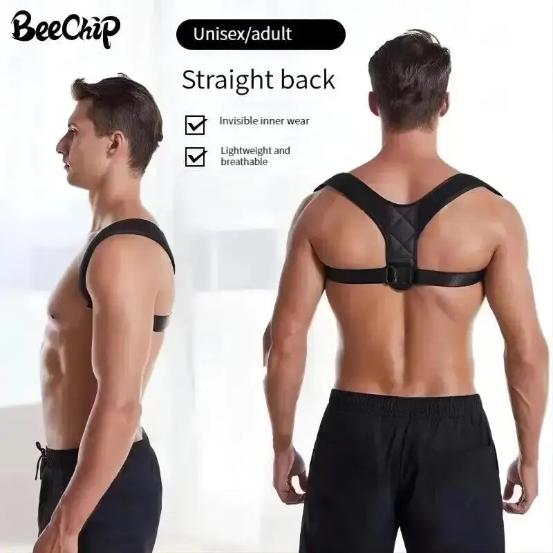 Rückenhaltungskorrekturgurt, Unisex Atmungsaktiv zur Körperformung
