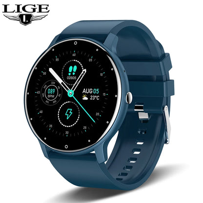 LIGE Smartwatch für Damen und Herren, wasserdicht, Android, IOS