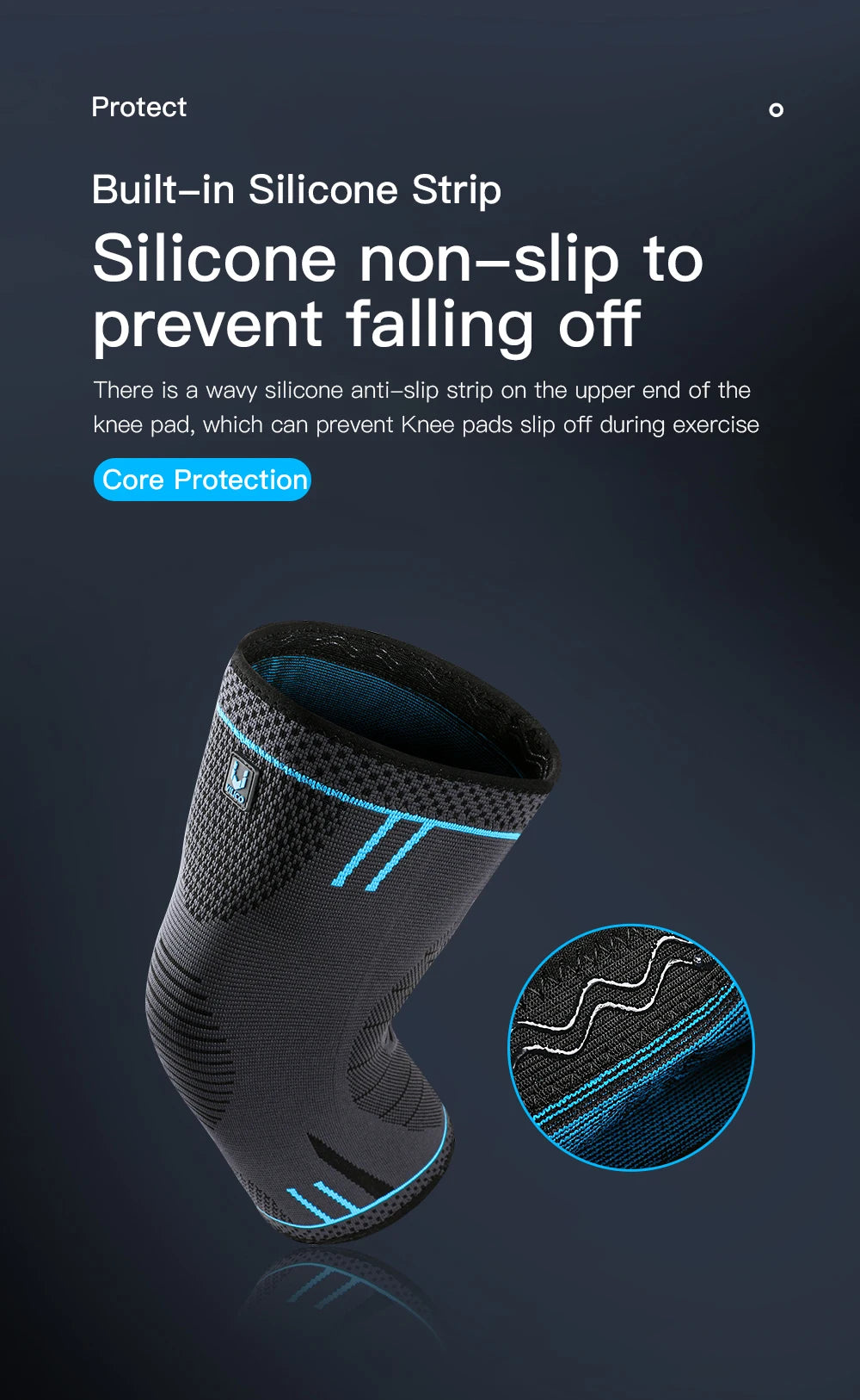 1 manchon de compression pour genou