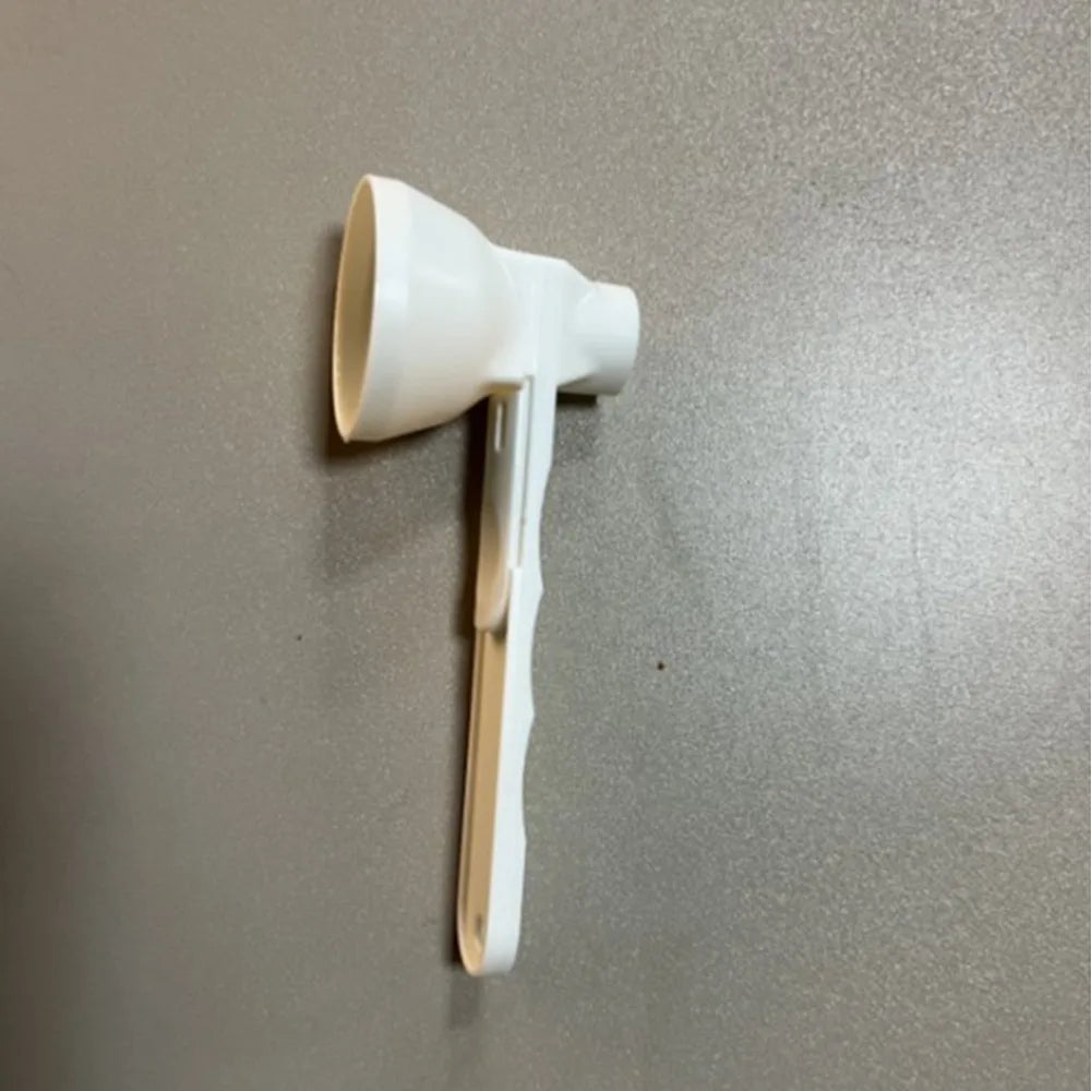 Plastic Scoop Funnel 2 in 1 Sliding Design For Any Powder