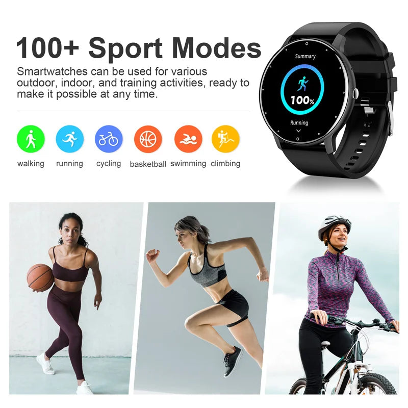 LIGE Smartwatch für Damen und Herren, wasserdicht, Android, IOS