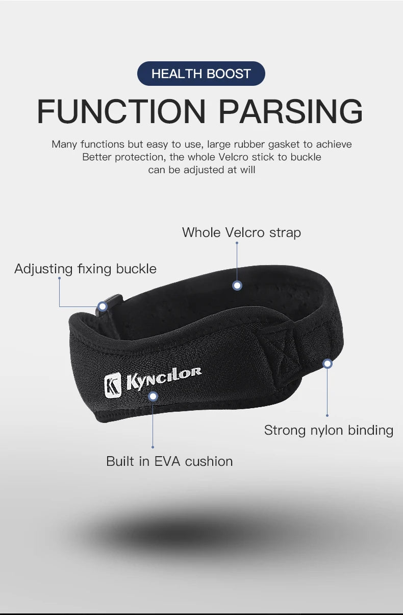 1 Bandeau Rotulien Réglable pour Tendon Rotulien Genouillère